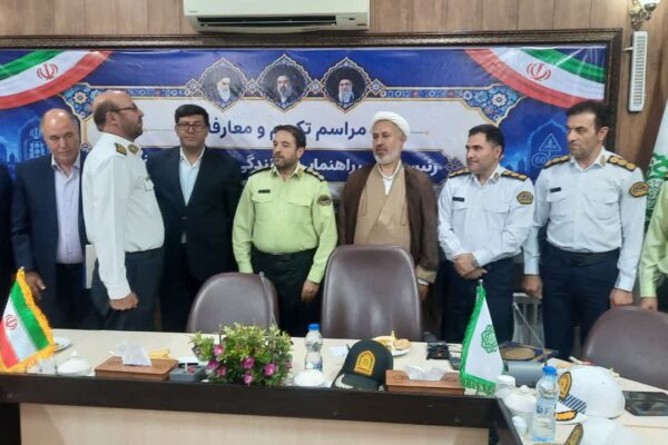 معارفه رئیس جدید پلیس راهور مراغه؛ تأکید بر تقویت نظم و امنیت ترافیکی
